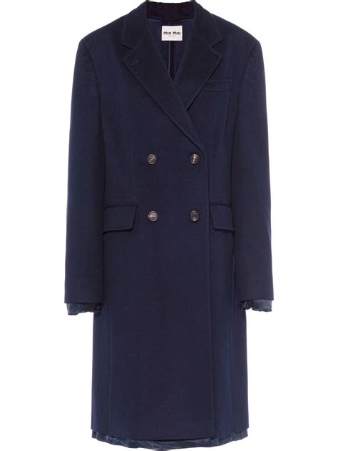 pre owned miu miu coat|FARFETCH .